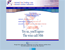Tablet Screenshot of nationaltextile.net